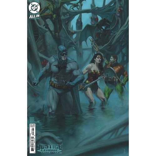 JUSTICE LEAGUE UNLIMITED # 3 COVER D RICCARDO FEDERICI CARD STOCK VARIANT