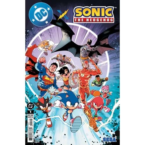DC X SONIC THE HEDGEHOG #1 (OF 5) SECOND PRINTING COVER A PABLO M COLLAR