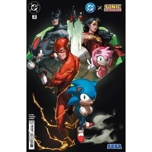 DC X SONIC THE HEDGEHOG #2 (OF 5) COVER B EJIKURE CARD STOCK VARIANT