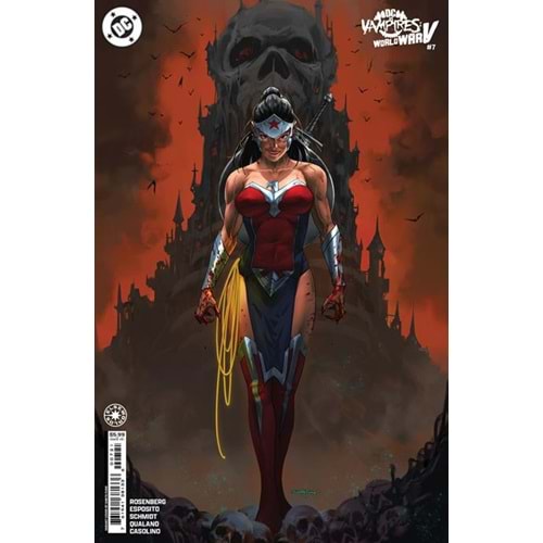 DC VS VAMPIRES WORLD WAR V # 7 (OF 12) COVER B SANTA FUNG CARD STOCK VARIANT