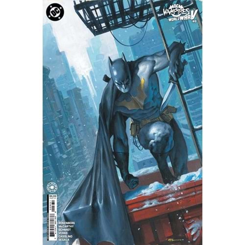 DC VS VAMPIRES WORLD WAR V # 8 (OF 12) COVER B FABRIZIO DE TOMMASO CARD STOCK VARIANT