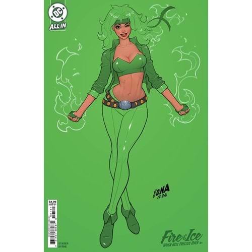 FIRE & ICE WHEN HELL FREEZES OVER #1 (OF 6) COVER B DAVID NAKAYAMA CARD STOCK VARIANT