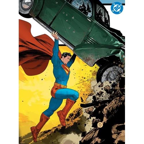 SUPERMAN DAY 2025 - ACTION COMICS #1 GOLDEN AGE SIZED FACSIMILE EDITION COVER B DAN MORA HOMAGE CARD STOCK VARIANT