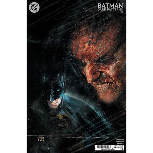 BATMAN DARK PATTERNS # 2 (OF 12) COVER B MARTIN SIMMONDS CARD STOCK VARIANT