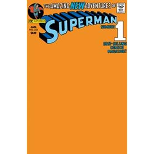 SUPERMAN #233 FACSIMILE EDITION COVER D BLANK VARIANT