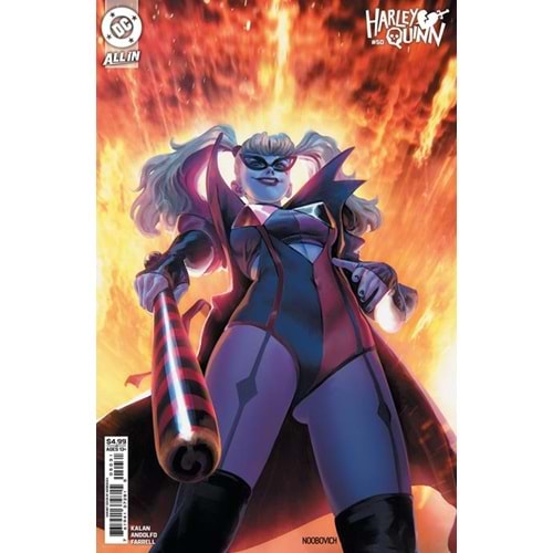 HARLEY QUINN (2021) # 50 COVER C NOOBOVICH CARD STOCK VARIANT