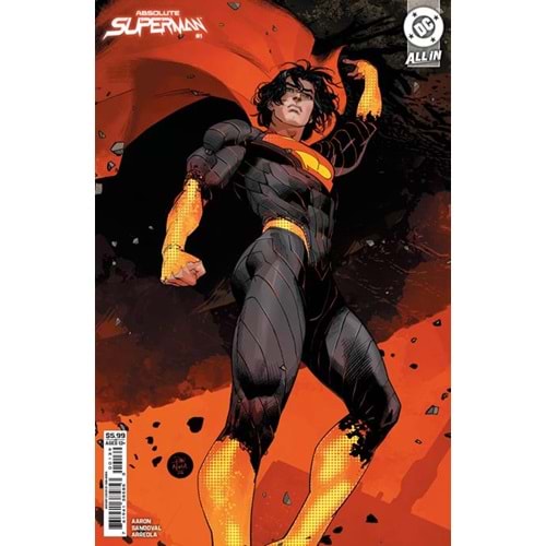 ABSOLUTE SUPERMAN # 1 FOURTH PRINTING COVER B DAN MORA CARD STOCK VARIANT