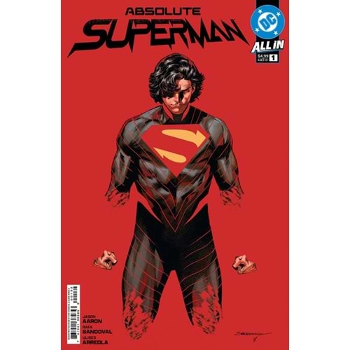 ABSOLUTE SUPERMAN # 1 SECOND PRINTING COVER A RAFA SANDOVAL