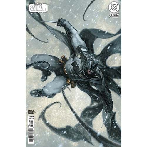 ABSOLUTE BATMAN # 3 THIRD PRINTING COVER B GABRIELE DELLOTTO CARD STOCK VARIANT