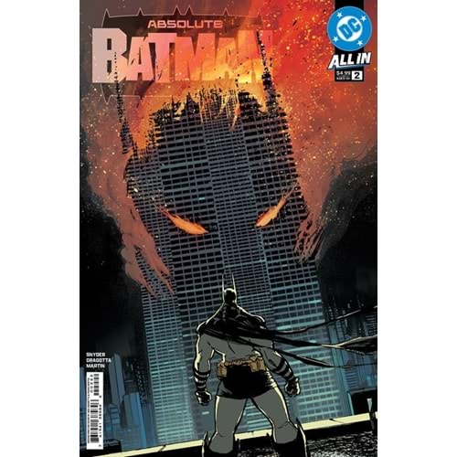 ABSOLUTE BATMAN # 2 SECOND PRINTING COVER A NICK DRAGOTTA