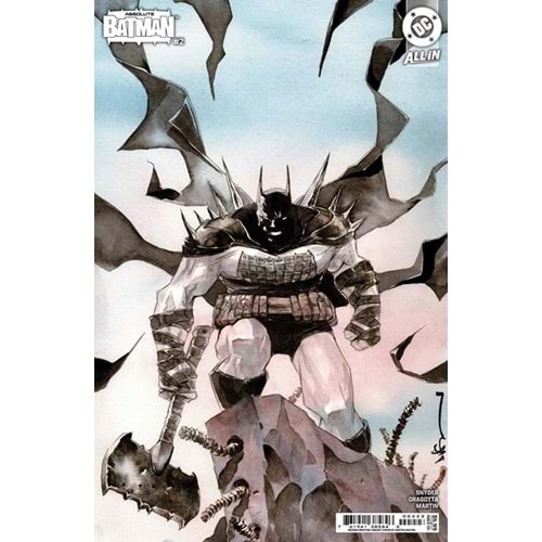 ABSOLUTE BATMAN # 2 SECOND PRINTING COVER B DUSTIN NGUYEN CARD STOCK VARIANT