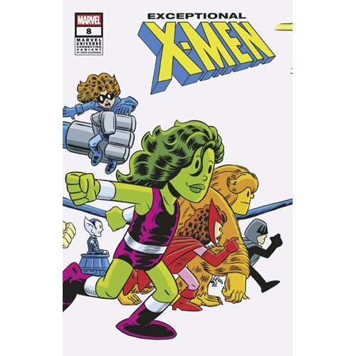 EXCEPTIONAL X-MEN # 8 CHRIS GIARRUSSO MARVEL UNIVERSE WRAPAROUND CONNECTING VARIANT