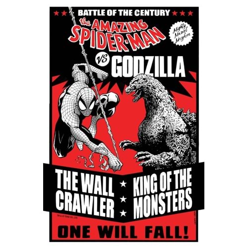 GODZILLA VS SPIDER-MAN #1 LEE GARBETT VERSUS VARIANT