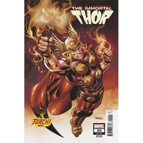 IMMORTAL THOR # 20 DAN PANOSIAN TORCH VARIANT