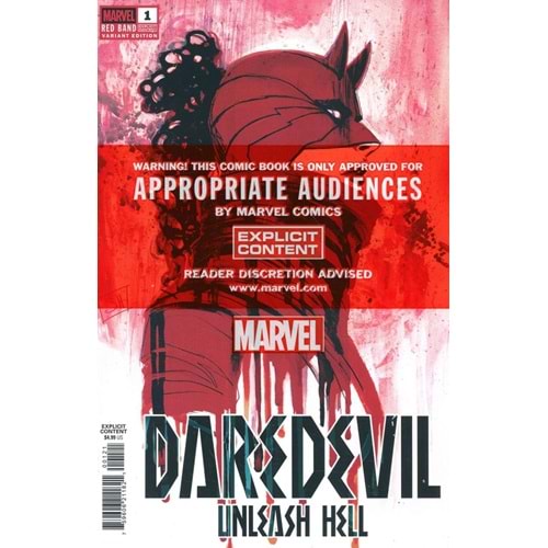 DAREDEVIL UNLEASH HELL RED BAND # 1 (OF 5) HANS VARIANT (POLYBAGGED)