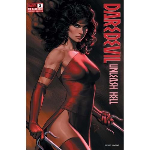 DAREDEVIL UNLEASH HELL RED BAND # 3 (OF 5) IVAN TALAVERA VARIANT (POLYBAGGED)