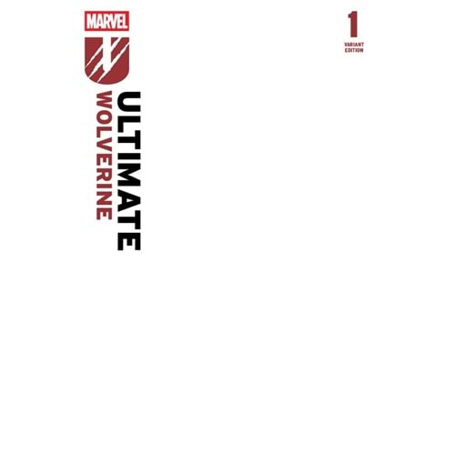 ULTIMATE WOLVERINE (2025) #1 SECOND PRINTING BLANK COVER VARIANT
