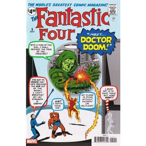 FANTASTIC FOUR # 5 FACSIMILE EDITION