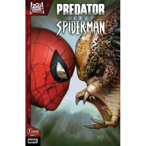 PREDATOR VS SPIDER-MAN #1 (OF 4) (OF 4) RYAN BROWN VARIANT