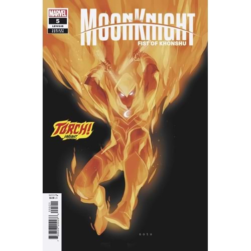 MOON KNIGHT FIST OF KHONSHU # 5 PHIL NOTO TORCH VARIANT