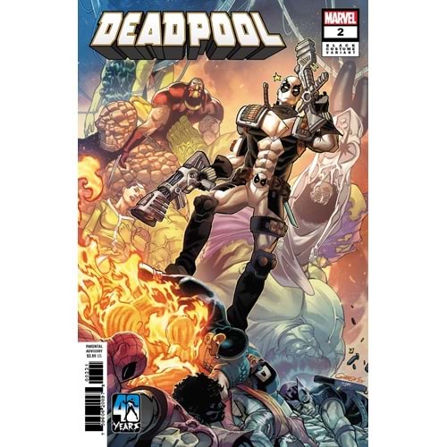 DEADPOOL (2024) # 2 JAVIER GARRON BLACK COSTUME VARIANT