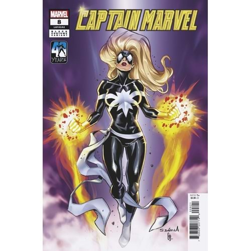 CAPTAIN MARVEL (2023) # 8 SERGIO DAVILA BLACK COSTUME VARIANT