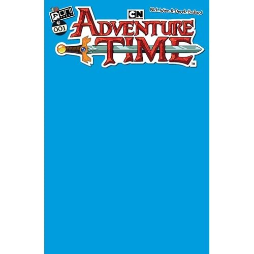 ADVENTURE TIME (2025) #1 COVER F FINN BLUE BLANK VARIANT