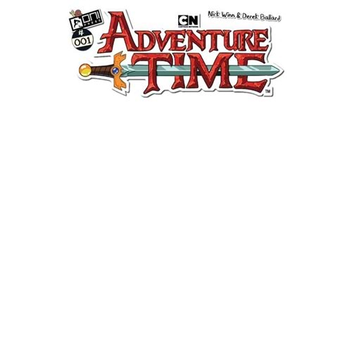 ADVENTURE TIME (2025) #1 COVER E BLANK VARIANT