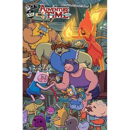 ADVENTURE TIME (2025) #1 COVER I 1:10 SHELLI PAROLINE & BRADEN LAMB INFINITE INTERLOCKING VARIANT