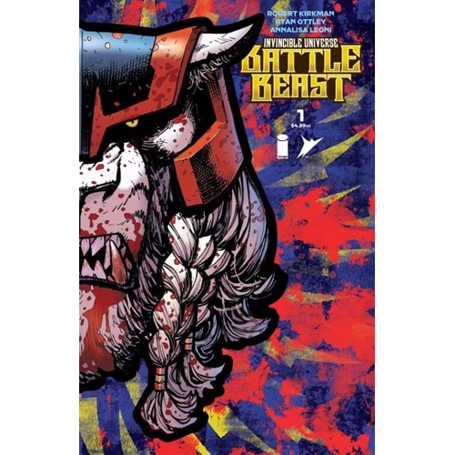 INVINCIBLE UNIVERSE BATTLE BEAST # 1 COVER J RYAN OTTLEY, ANDRES JUAREZ & ANNALISA LEONI FOIL DIE CUT MASK VARIANT