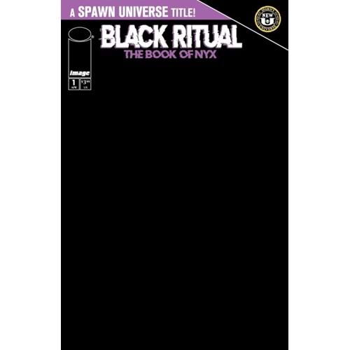 SPAWN BLACK RITUAL THE BOOK OF NYX #1 (OF 7) COVER D BLANK COVER VARIANT