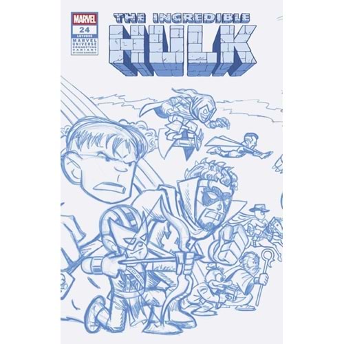 INCREDIBLE HULK (2023) # 24 1:50 CHRIS GIARUSSO CONNECTING LINE SKETCH VARIANT