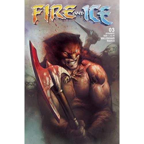 FIRE AND ICE # 3 COVER B MANCO