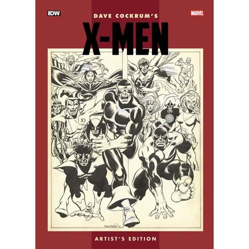 DAVE COCKRUMS X-MEN ARTISTS EDITION HC