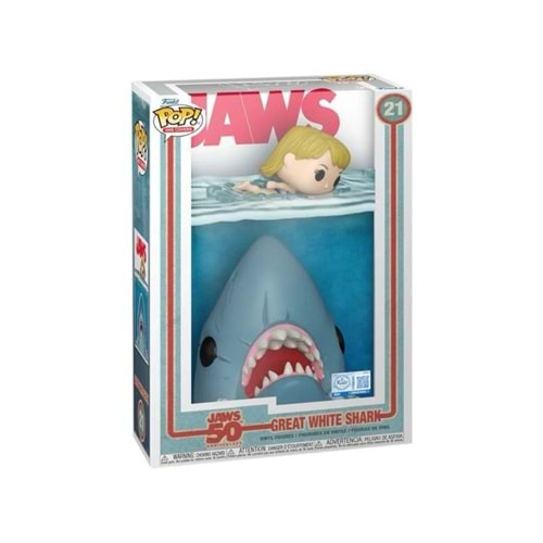 FUNKO POP VHS COVERS JAWS 50TH ANNIVERSARY GREAT WHITE SHARK 21