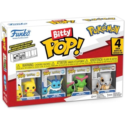 FUNKO BITTY POP POKEMON 4-PACK SERIES 1