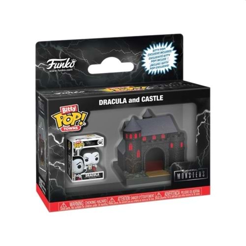 FUNKO BITTY POP TOWNS DRACULA AND CASTLE