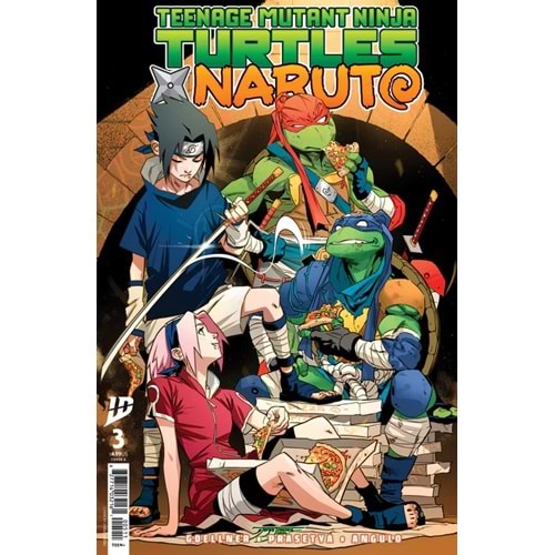 TEENAGE MUTANT NINJA TURTLES X NARUTO # 3 COVER A JORGE JIMENEZ