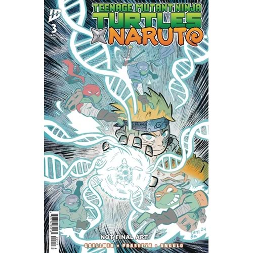 TEENAGE MUTANT NINJA TURTLES X NARUTO # 3 COVER C BA
