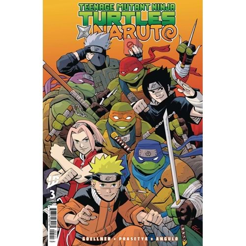 TEENAGE MUTANT NINJA TURTLES X NARUTO # 3 COVER D YOUNG
