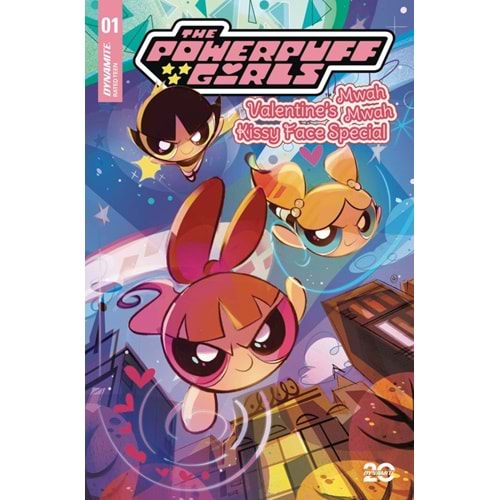 POWERPUFF GIRLS VALENTINES MWAH MWAH KISSY FACE SPECIAL #1 COVER B BALDARI
