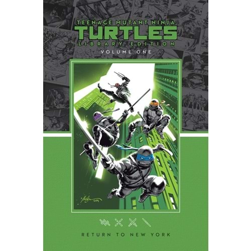 TEENAGE MUTANT NINJA TURTLES VOL 1 RETURN TO NEW YORK LIBRARY EDITION HC