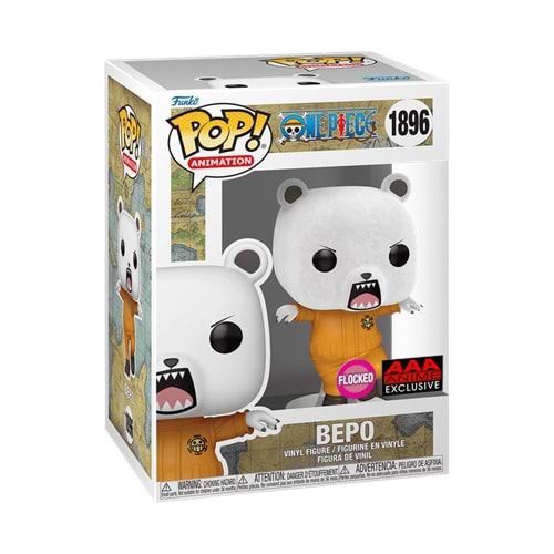 FUNKO POP ONE PIECE BEPO FLOCKED 1896