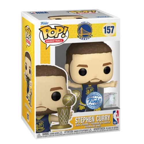 FUNKO POP BASKETBALL STEPHEN CURRY WITH TROPHY 157