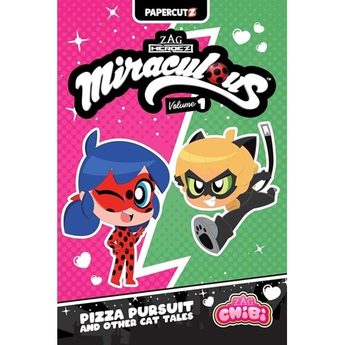 MIRACULOUS LADYBUG CHIBI VOL 1 PIZZA PURSUIT & OTHER CAT TALES TPB