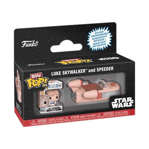 FUNKO BITTY POP STAR WARS LUKE SKYWALKER AND SPEEDER
