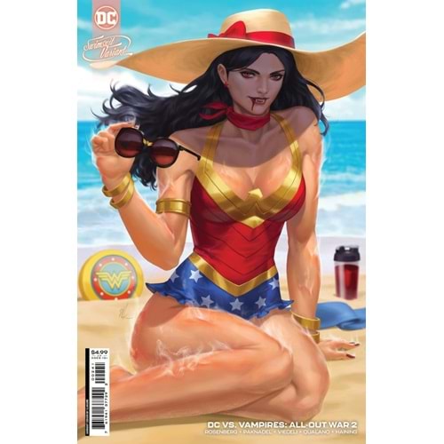 DC VS VAMPIRES ALL-OUT WAR # 2 (OF 6) COVER D EJIKURE SWIMSUIT CARD STOCK VARIANT
