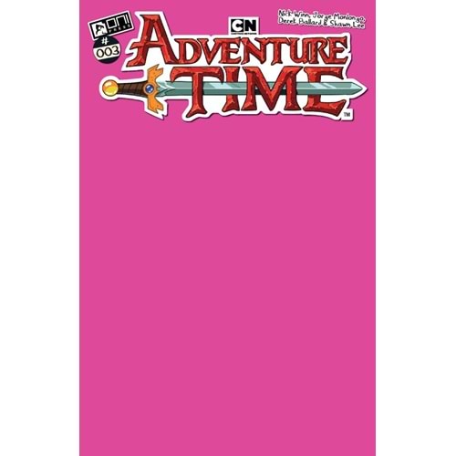 ADVENTURE TIME (2025) #3 COVER C PRINCESS BUBBLEGUM PINK BLANK VARIANT