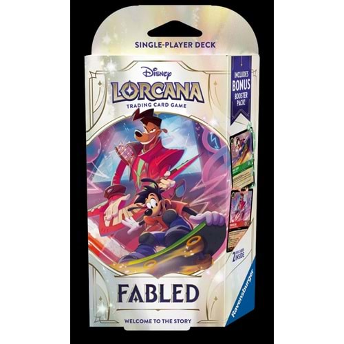 LORCANA FABLED SINGLE PLAYER DECK STANDOUT HEADLINERS
