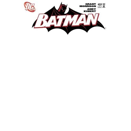 BATMAN #655 FACSIMILE EDITION COVER D BLANK VARIANT